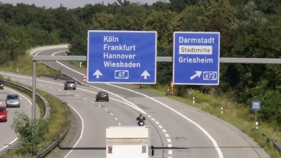 Autobahnabfahrt Griesheim  