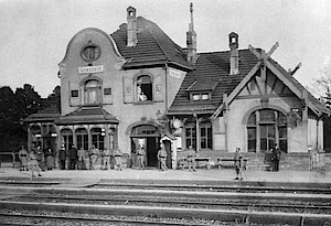 Altes Bahnhofsgebäude um 1903  